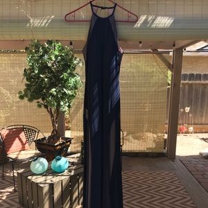 Navy blue formal dress